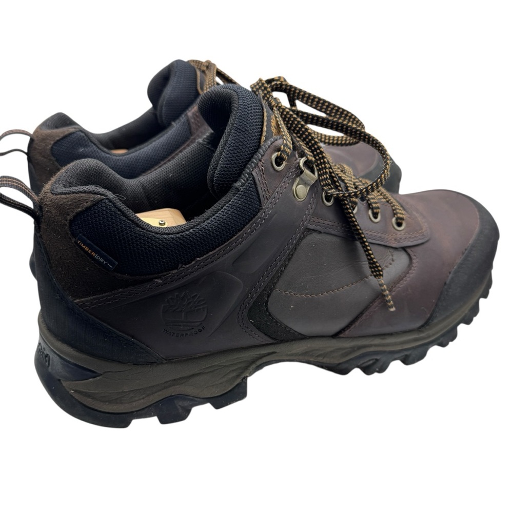 Timberland Men's Brown Leather Hiking Shoes - Size 11 - Picture 4 of 9